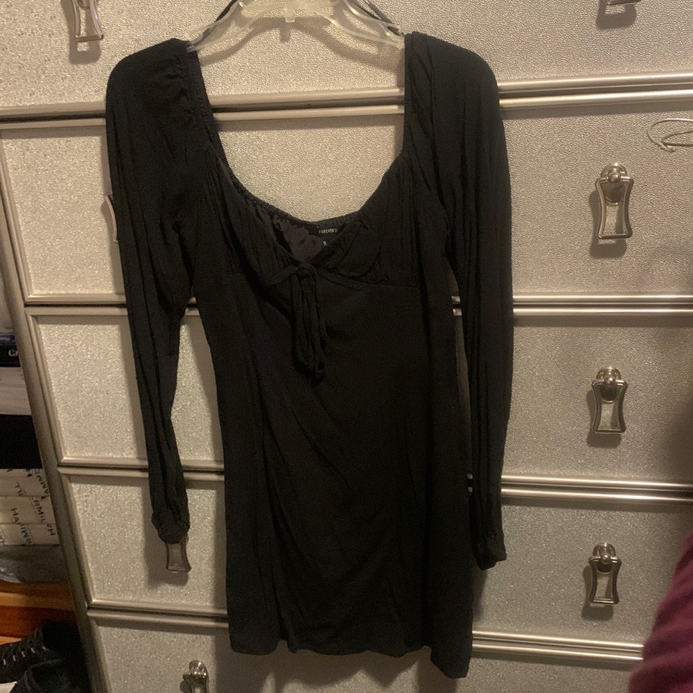 Short black dress